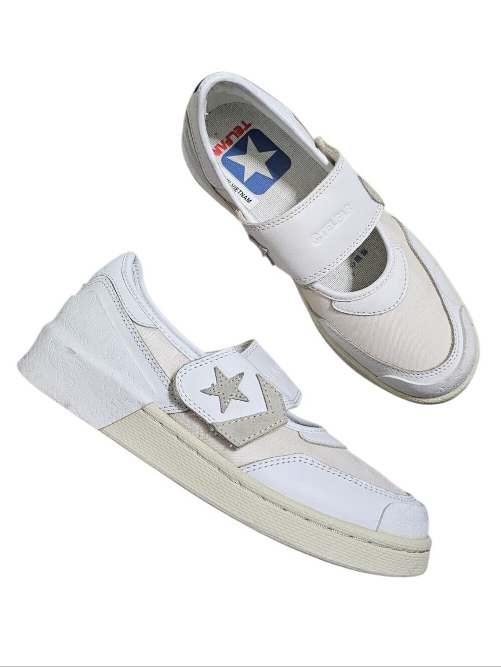 Converse X Telfar Pro Leather Slip On Low Top Sneaker Mary Jane Shoes Size 6.5